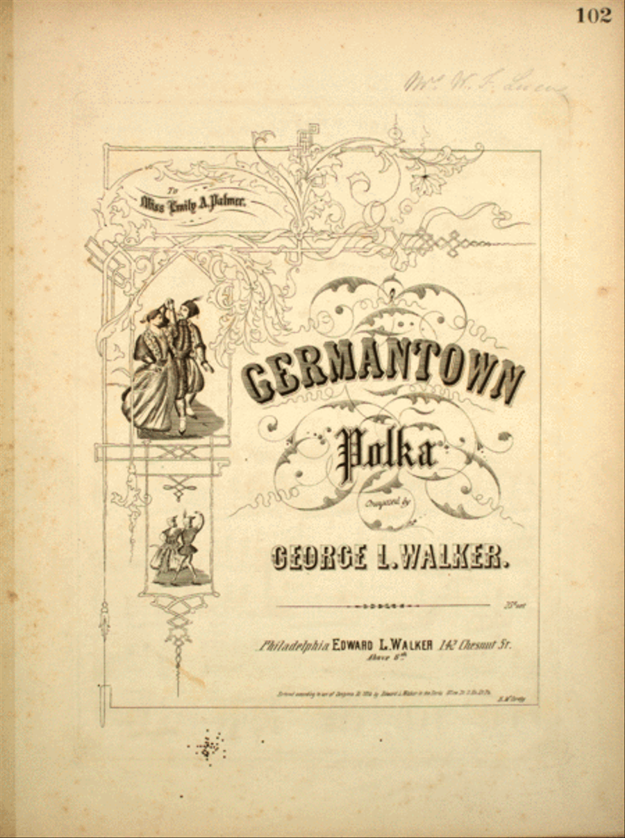 Germantown Polka Piano Solo scores gallery preview page 1