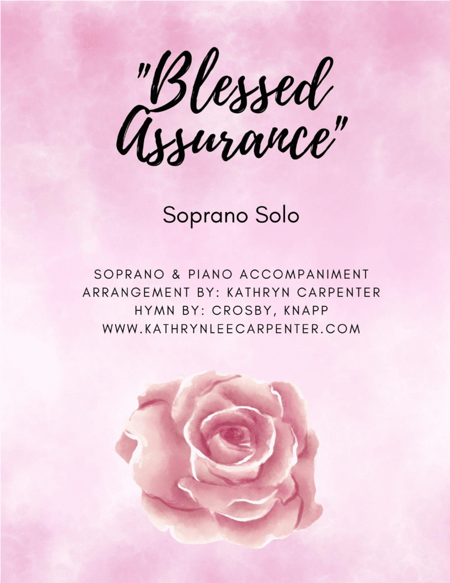 Blessed Assurance (Soprano and Advanced Piano) image number null