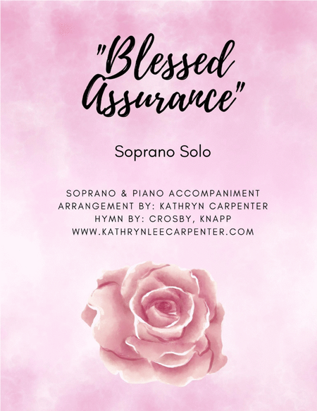 Blessed Assurance (Soprano and Advanced Piano)
