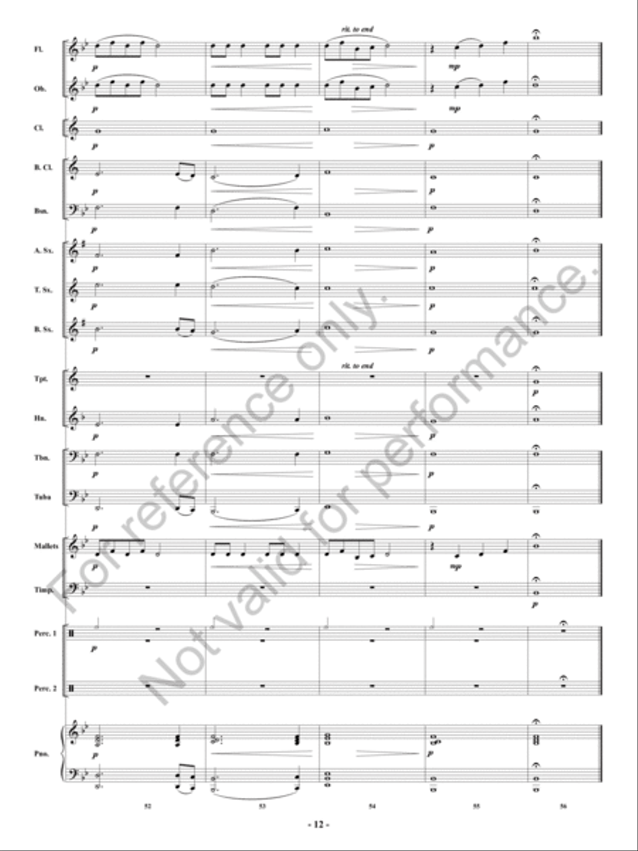 A Christmas Dream Concert Band scores gallery preview page 13