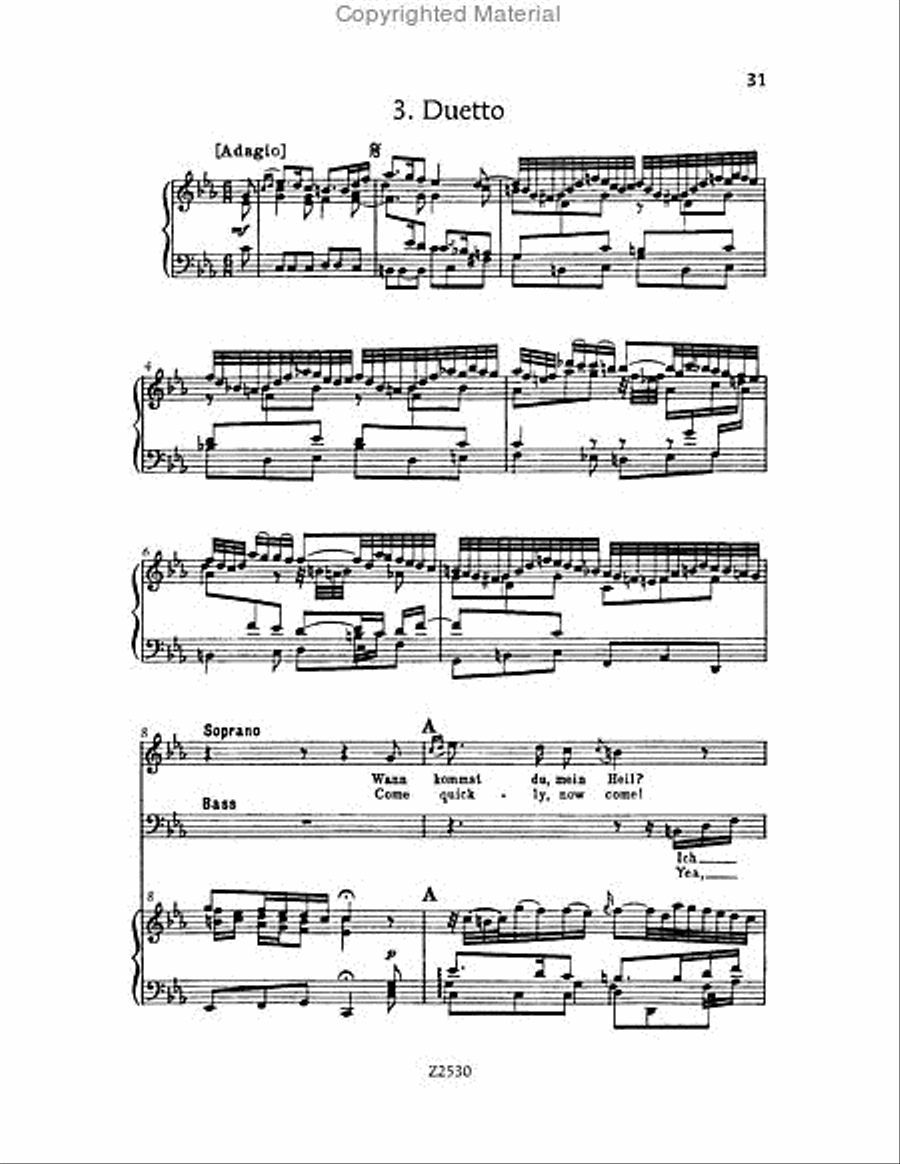 Wachet auf, ruft uns die Stimme, BWV 140 Choir scores gallery preview page 31