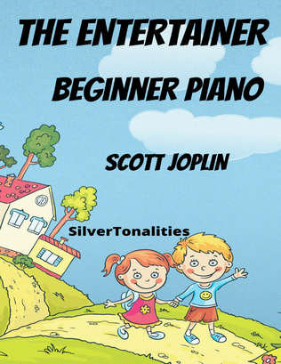 Book cover for The Entertainer Beginner Piano Standard Notation Sheet Music
