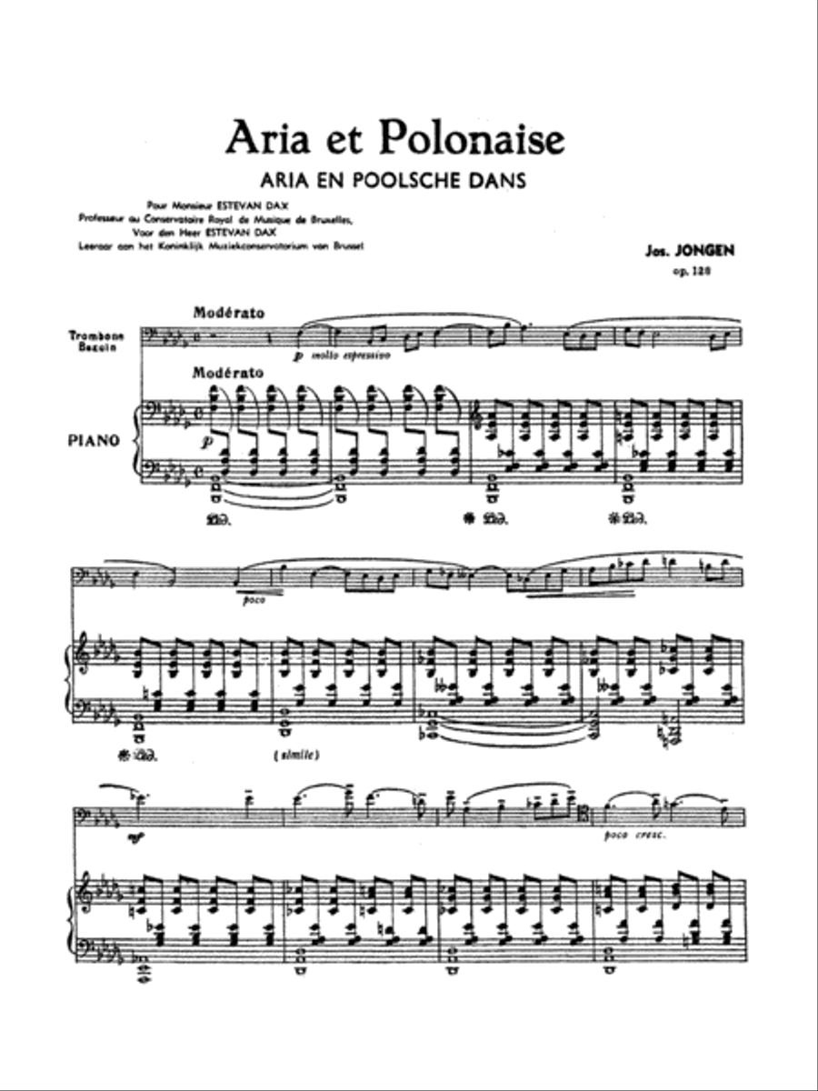 Aria and Polonaise, Op. 128 Small Ensemble scores gallery preview page 4