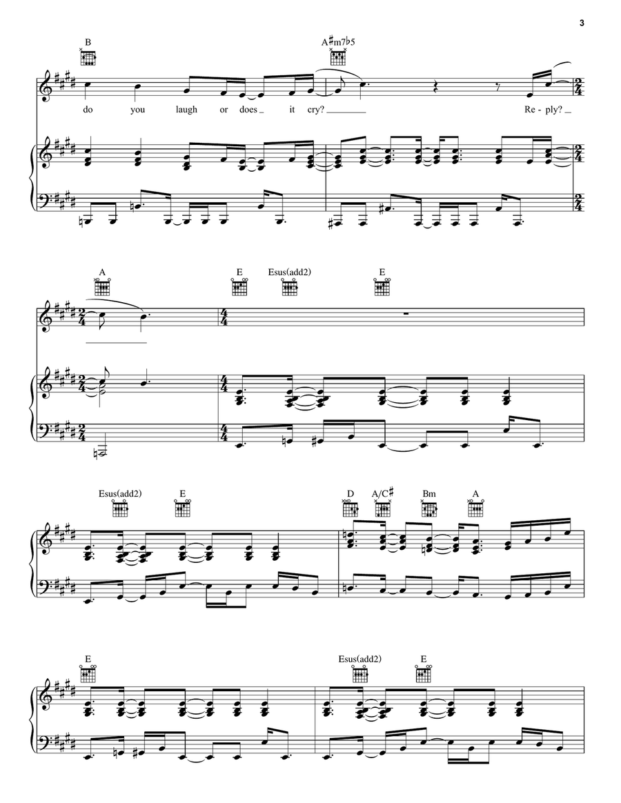 Interstate Love Song Interstate Love Song Piano, Vocal, Guitar scores gallery preview page 3