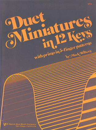 Book cover for Duet Miniatures in 12 Keys