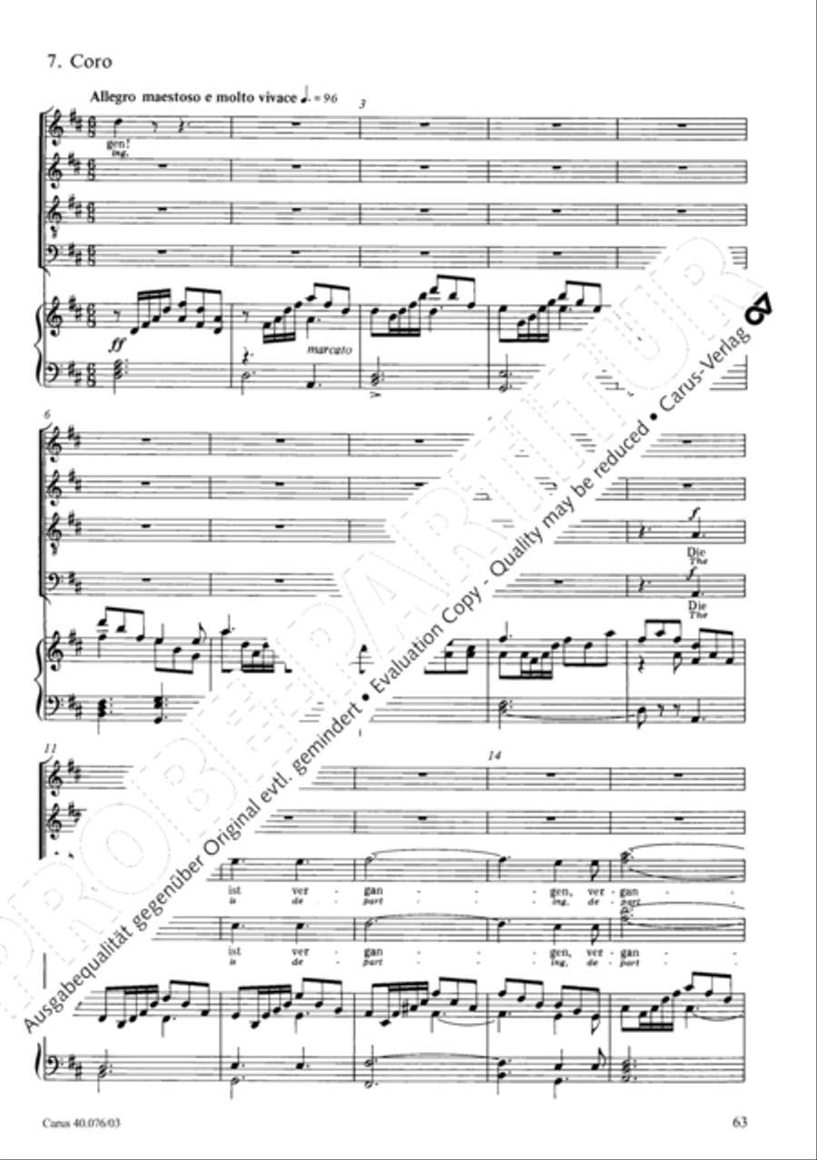 Hymn of Praise, MWV A 18 SSAATB scores gallery preview page 64