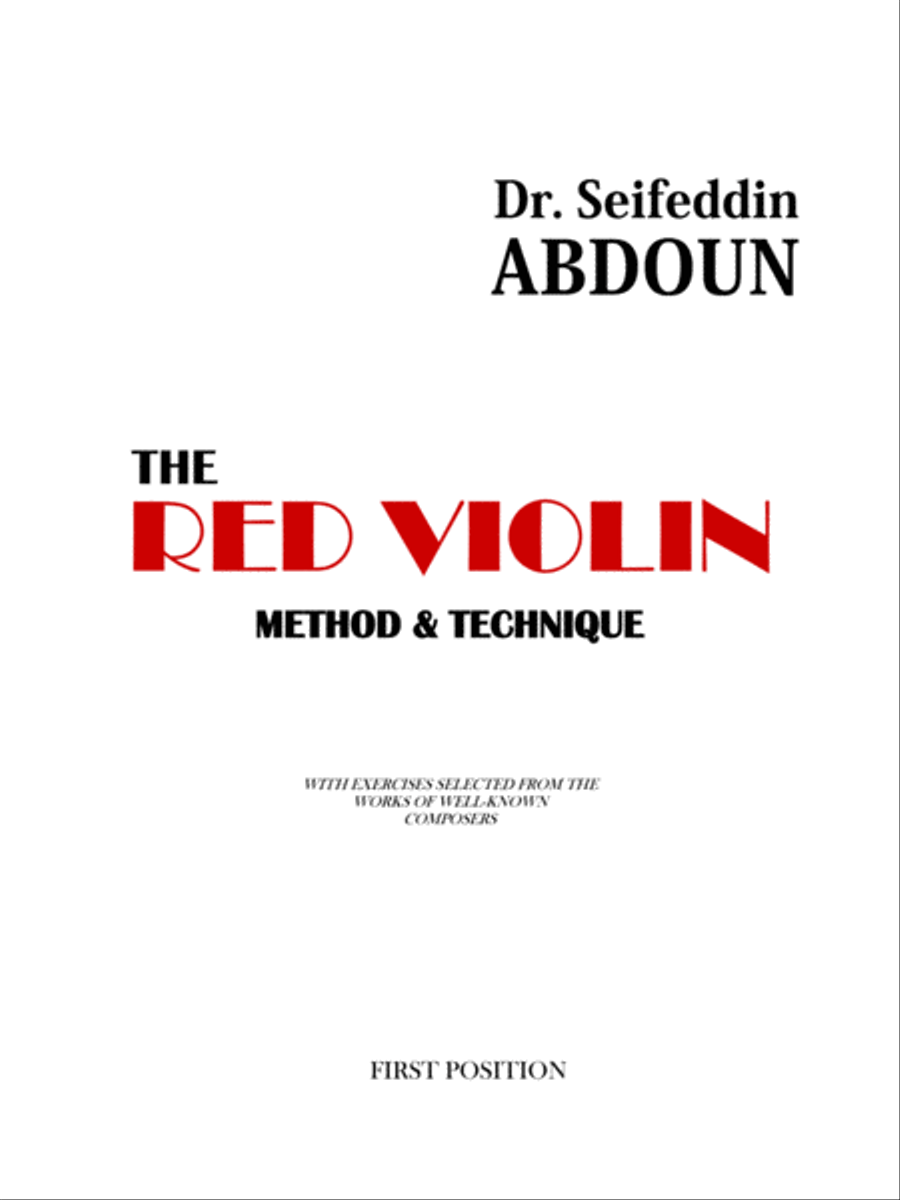 The Red Violin Method & Technique Violin Solo scores gallery preview page 2