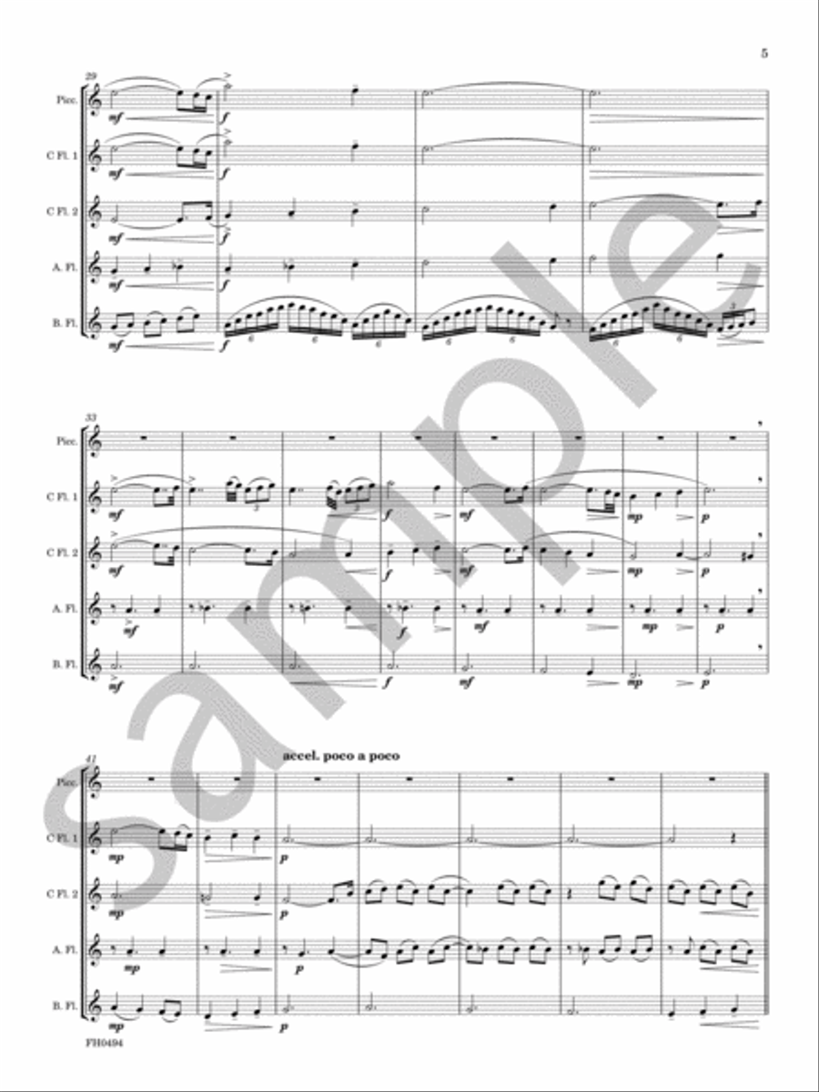Across the C's Across the C's Chamber Music scores gallery preview page 6