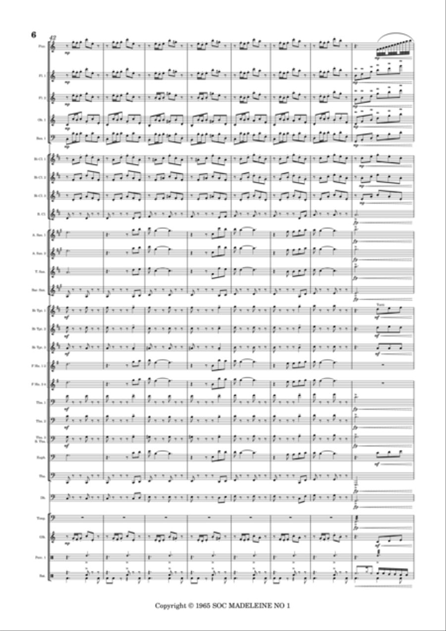 Aline Aline Concert Band scores gallery preview page 6