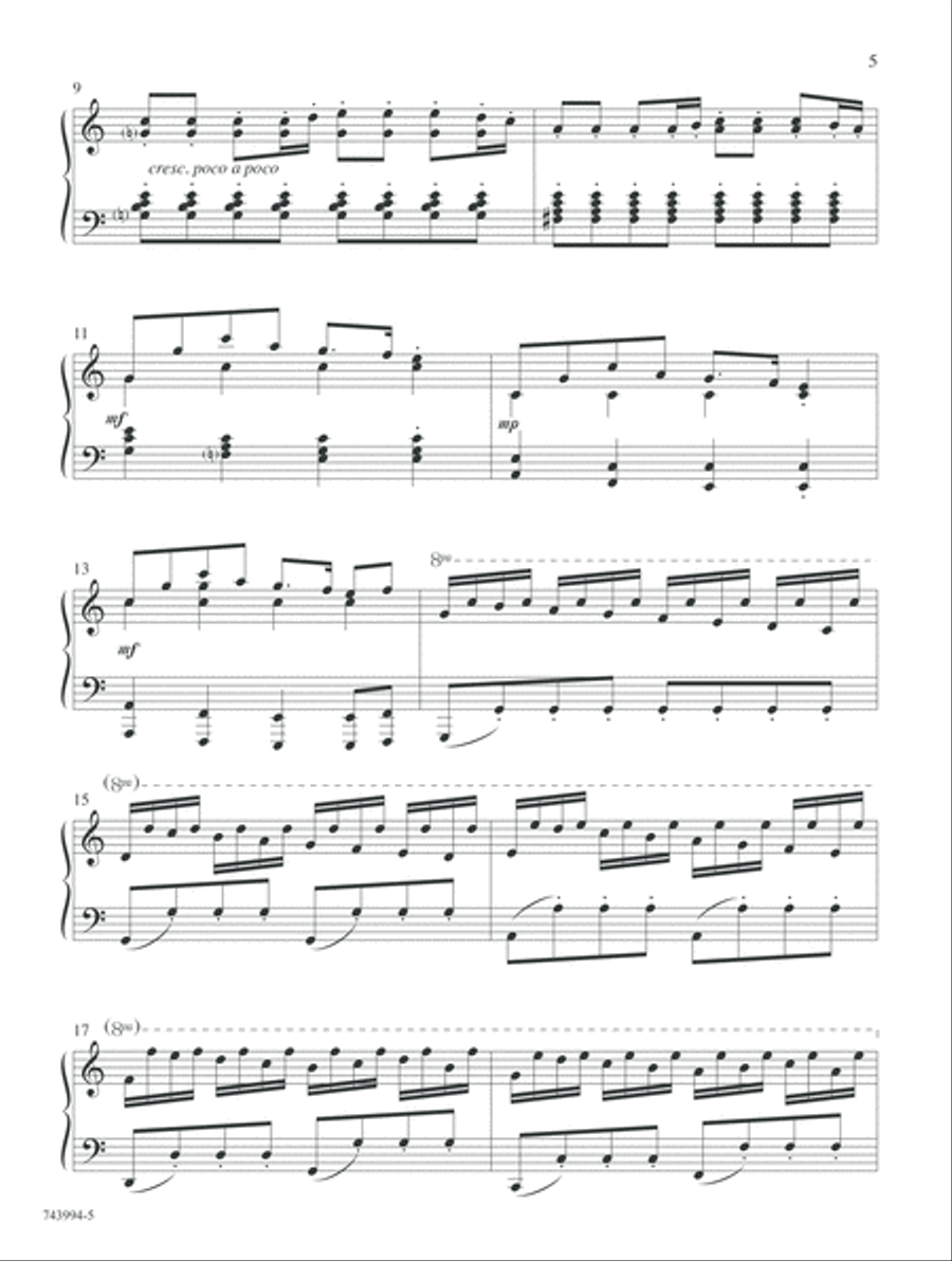 Christmas Fantasia Christmas Fantasia Piano Solo scores gallery preview page 5
