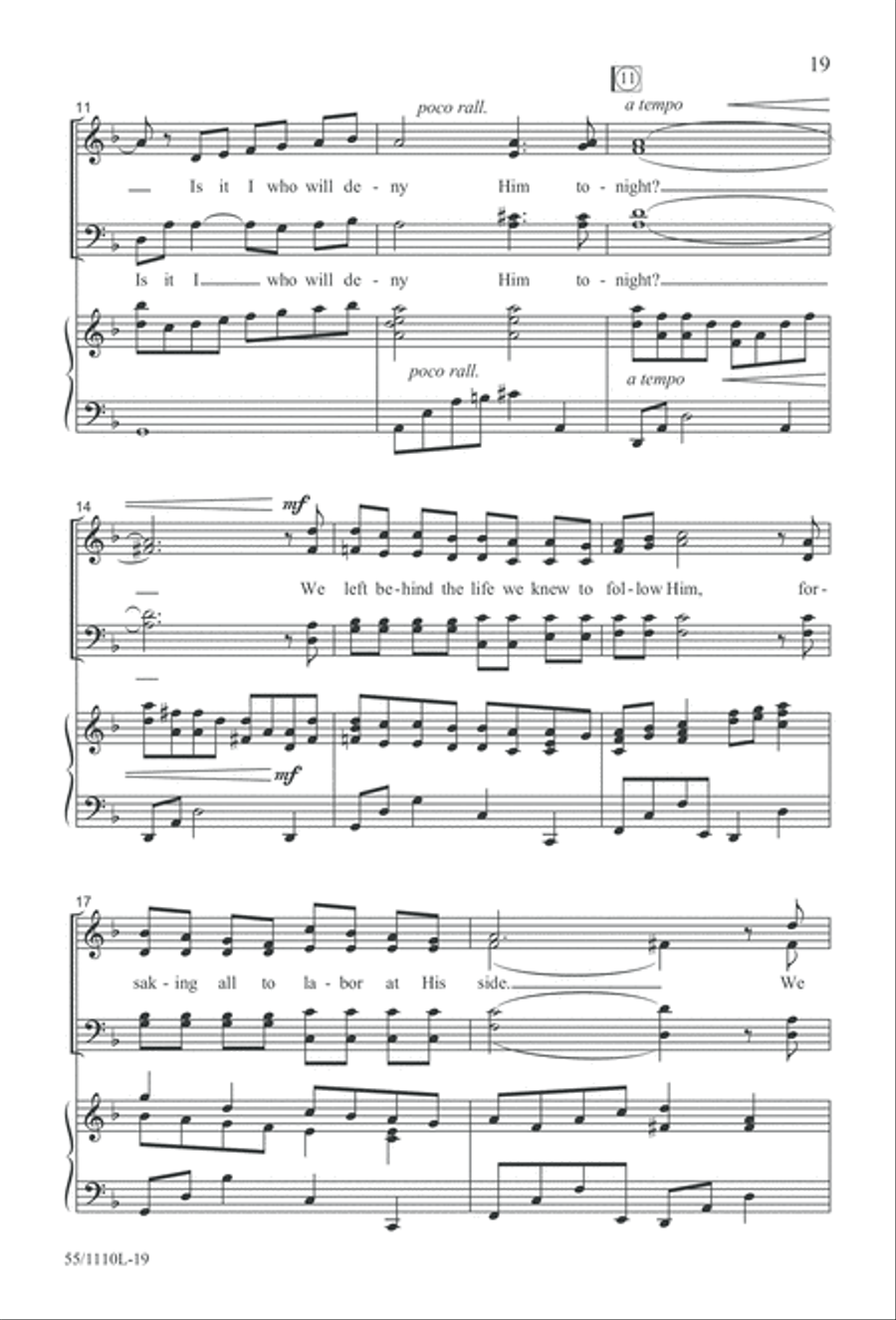 The Living Last Supper 4-Part scores gallery preview page 20