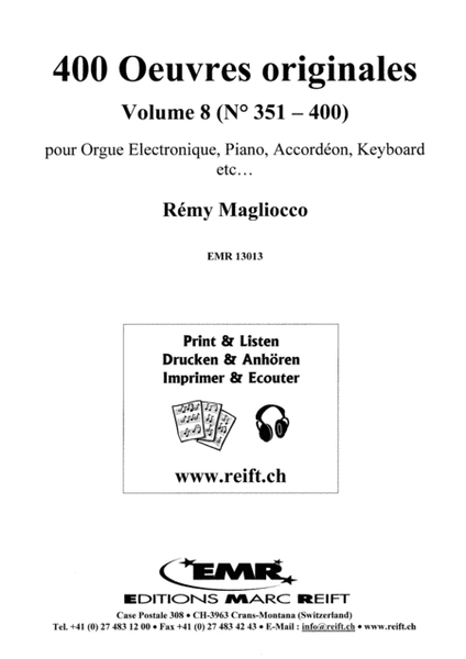 400 Oeuvres Originales Volume 8