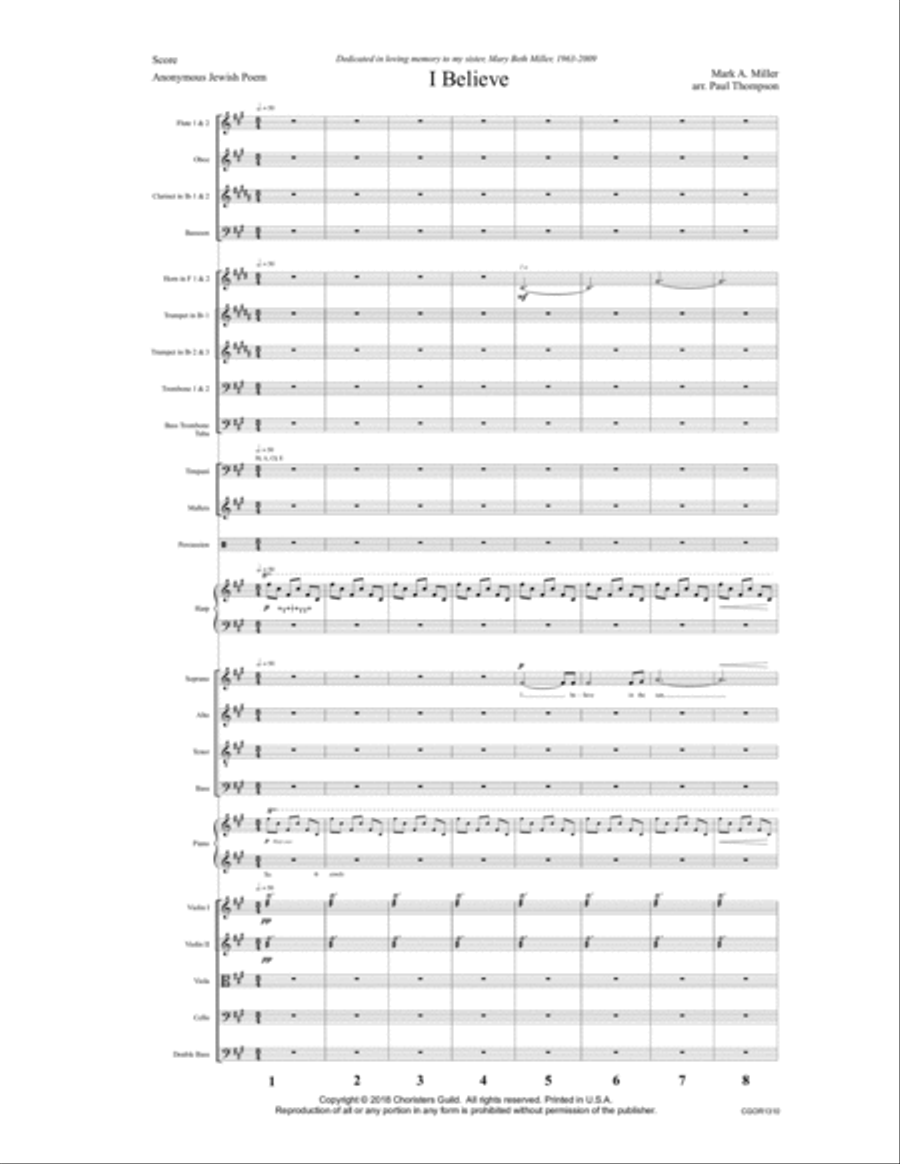 I Believe Set of Parts scores gallery preview page 2