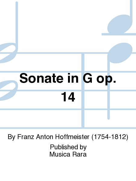 Sonata in G major Op. 14