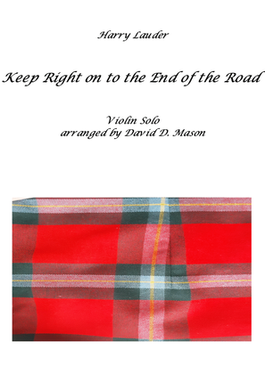 Book cover for Keep Right On To The End Of The Road (Violin)