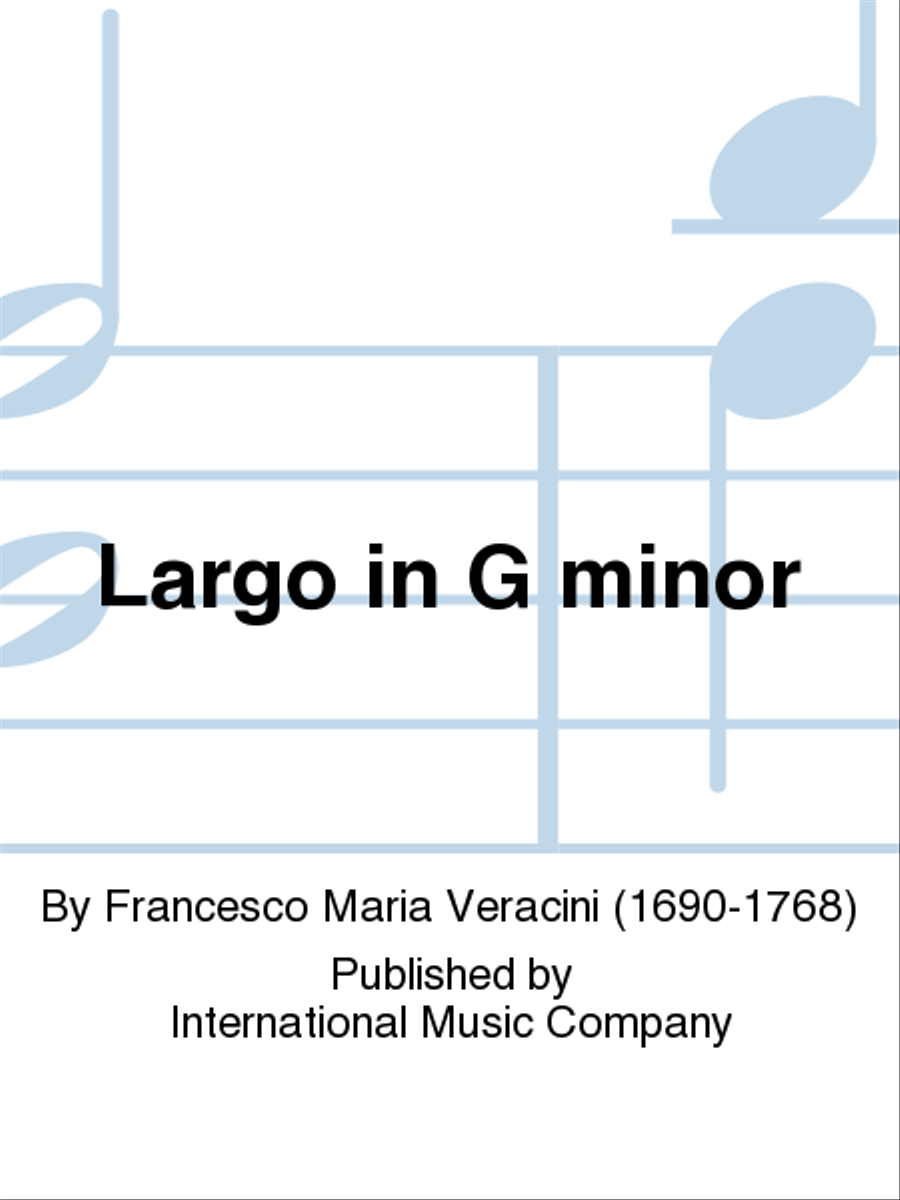 Largo In G Minor Double Bass scores gallery preview page 1
