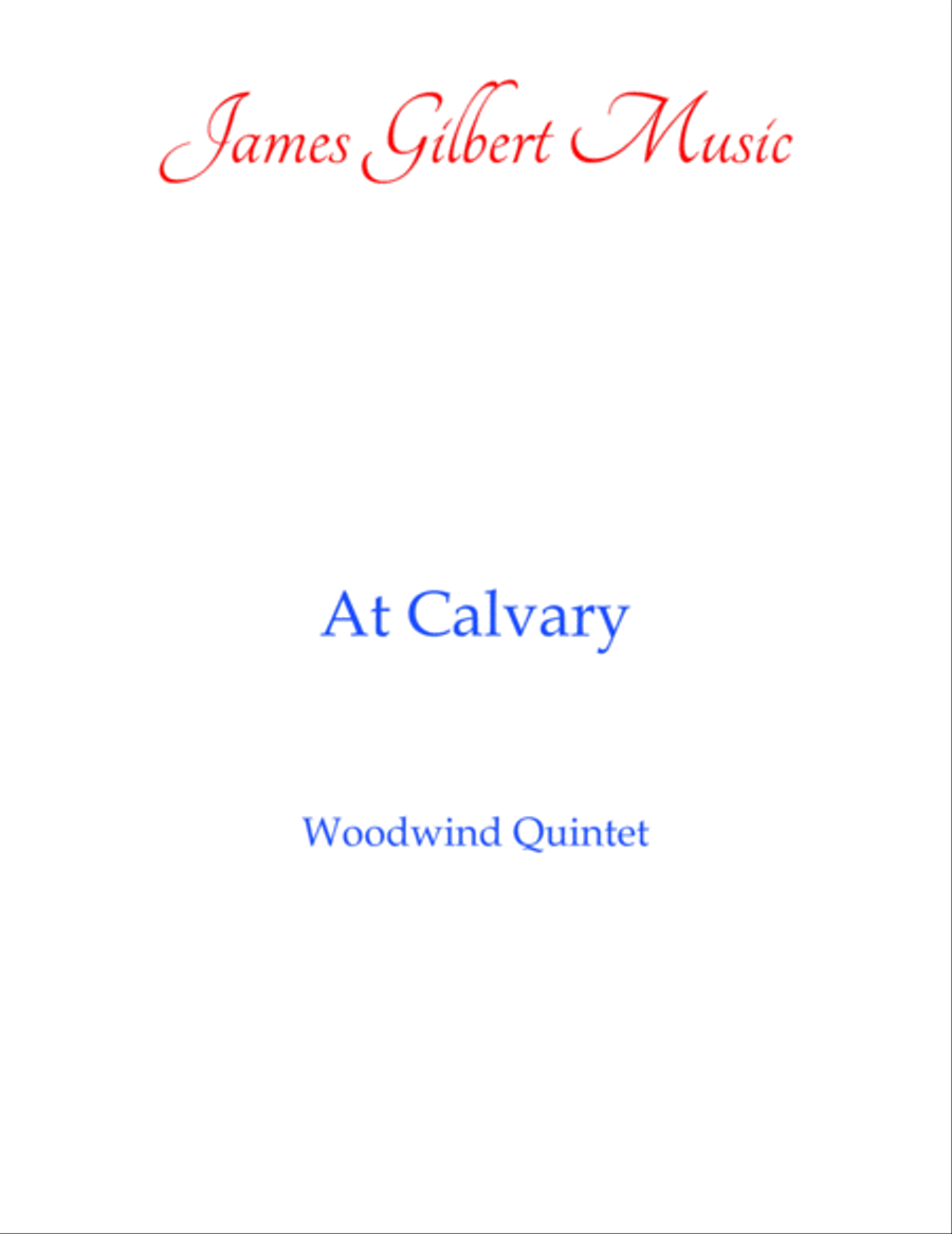 At Calvary At Calvary Woodwind Quintet scores gallery preview page 1