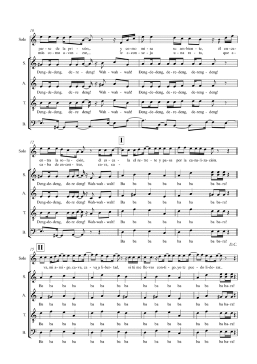 El Topo El Topo Choir scores gallery preview page 2