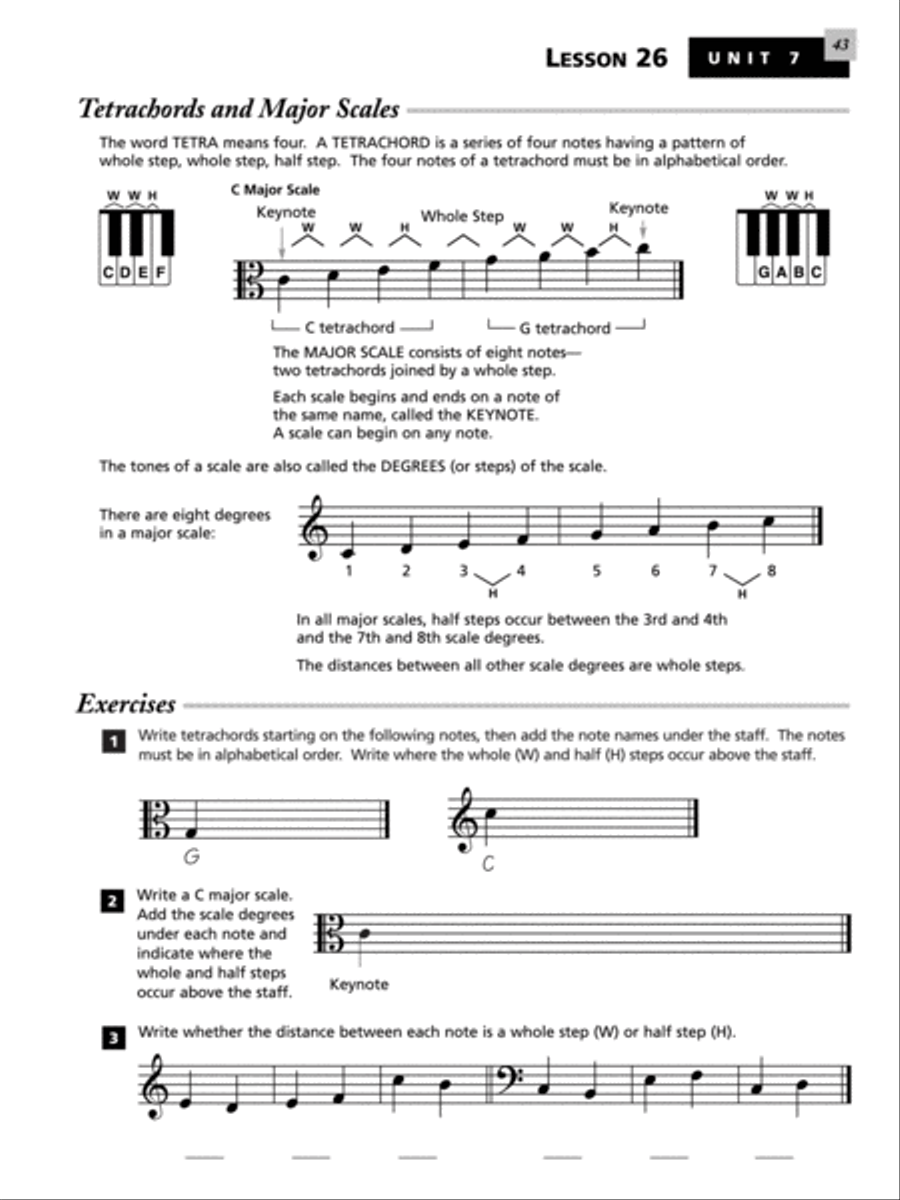 Alfred's Essentials of Music Theory, Book 2 Viola scores gallery preview page 4
