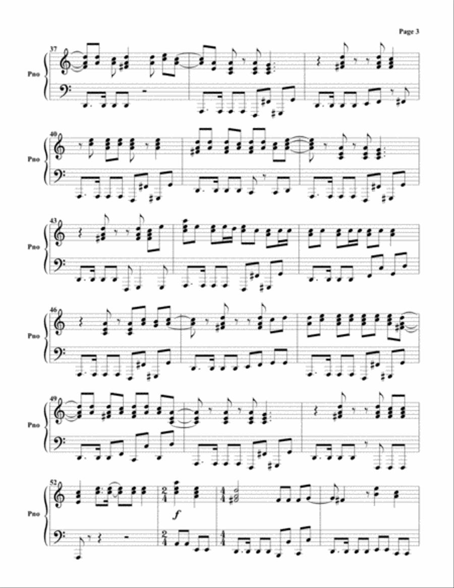 Girls On Film Girls On Film Piano Solo scores gallery preview page 3