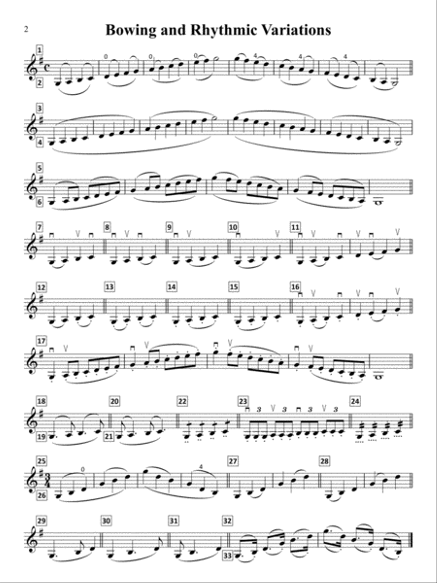 Scales for Young Violinists Violin Solo scores gallery preview page 2