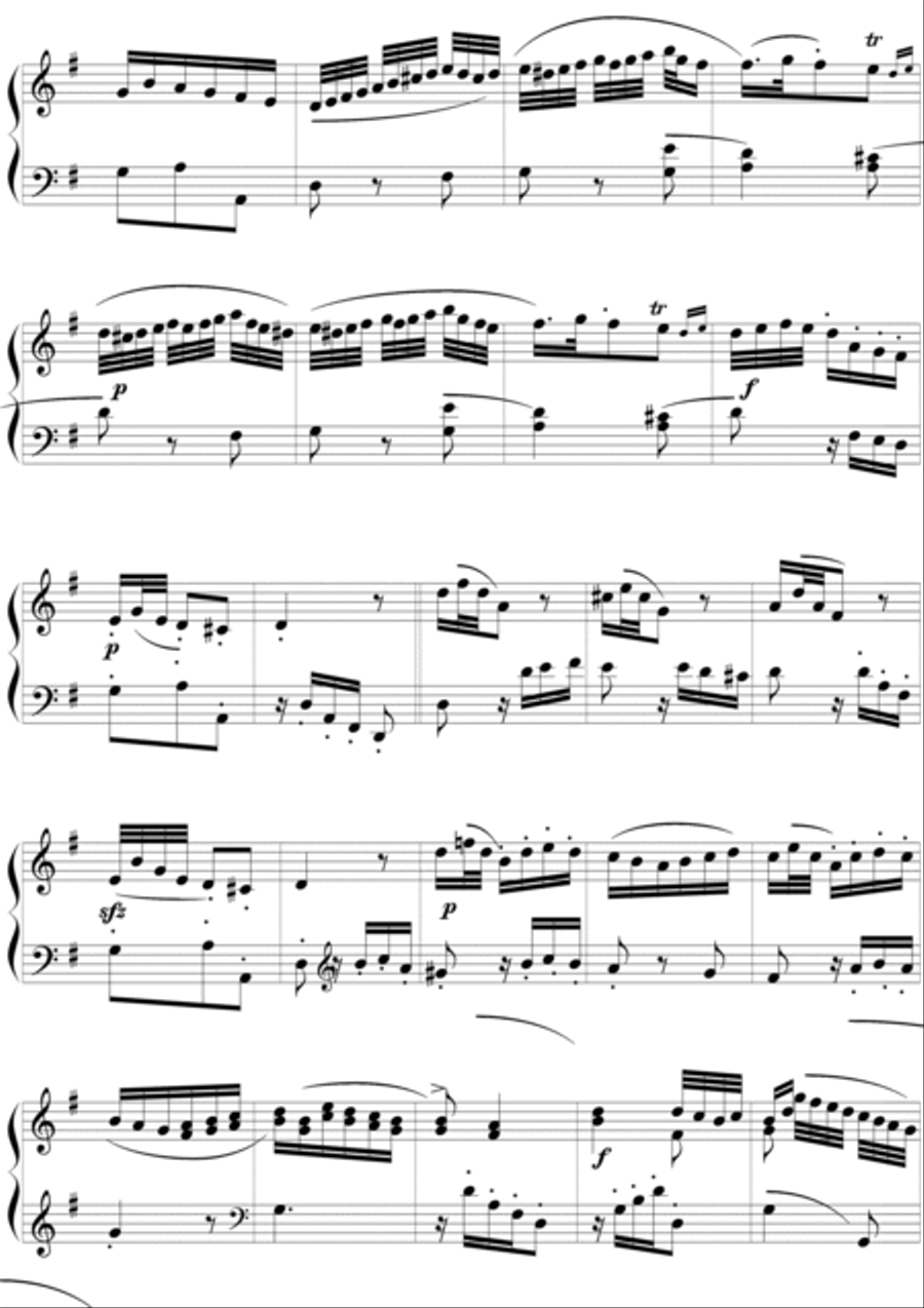 Allegro Michel-ange-Rossi -Anna Cortés Piano Solo scores gallery preview page 2