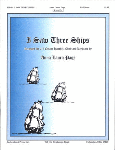 I Saw Three Ships - Score