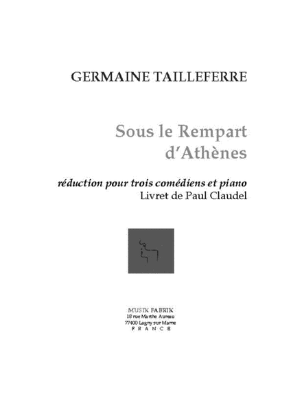 Sous le Rempart d'Athenes (txt by Paul Claudel)