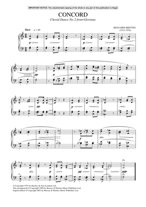 Gloriana, Choral Dance No. 2 (Concord)