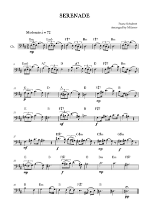 Book cover for Serenade | Schubert | String Bass | Chords