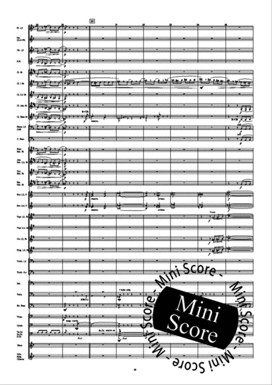 Fourth Symphony Concert Band scores gallery preview page 46