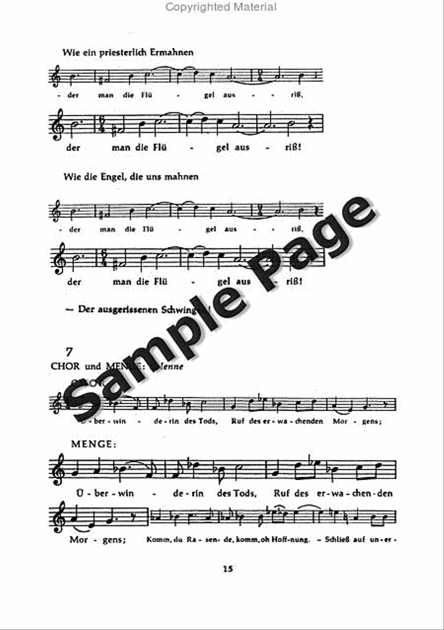 Triumphgesang Triumphgesang 4-Part scores gallery preview page 16