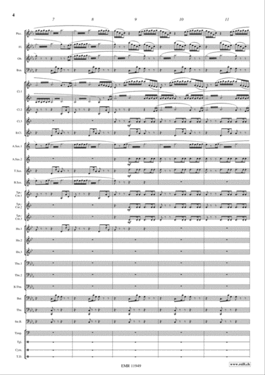 Apocalypse Now Concert Band scores gallery preview page 5