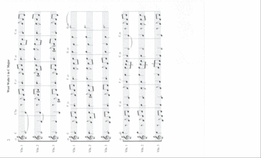 West Waltz 1 Violin Solo scores gallery preview page 2