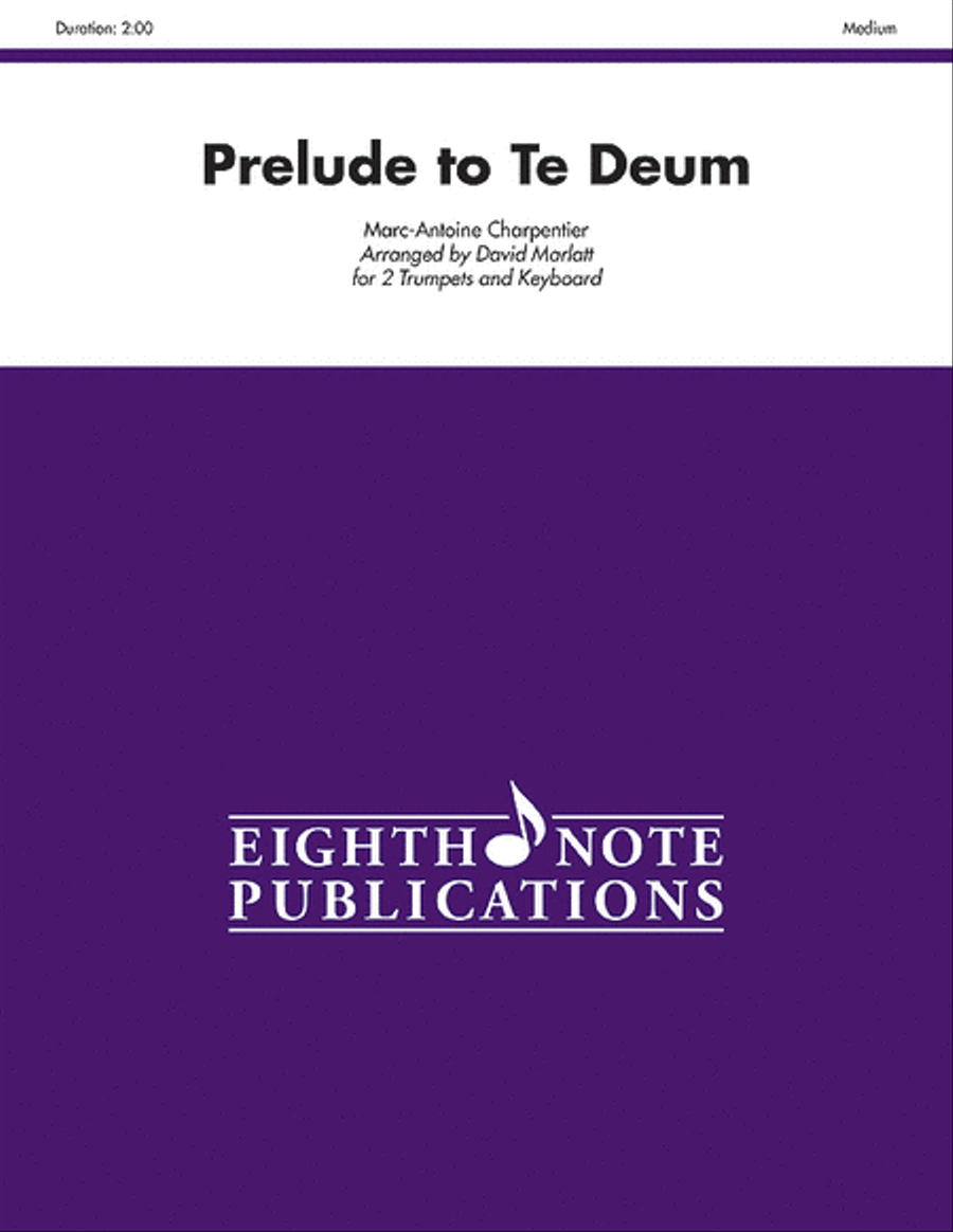 Prelude to Te Deum Trumpet Duet scores gallery preview page 1
