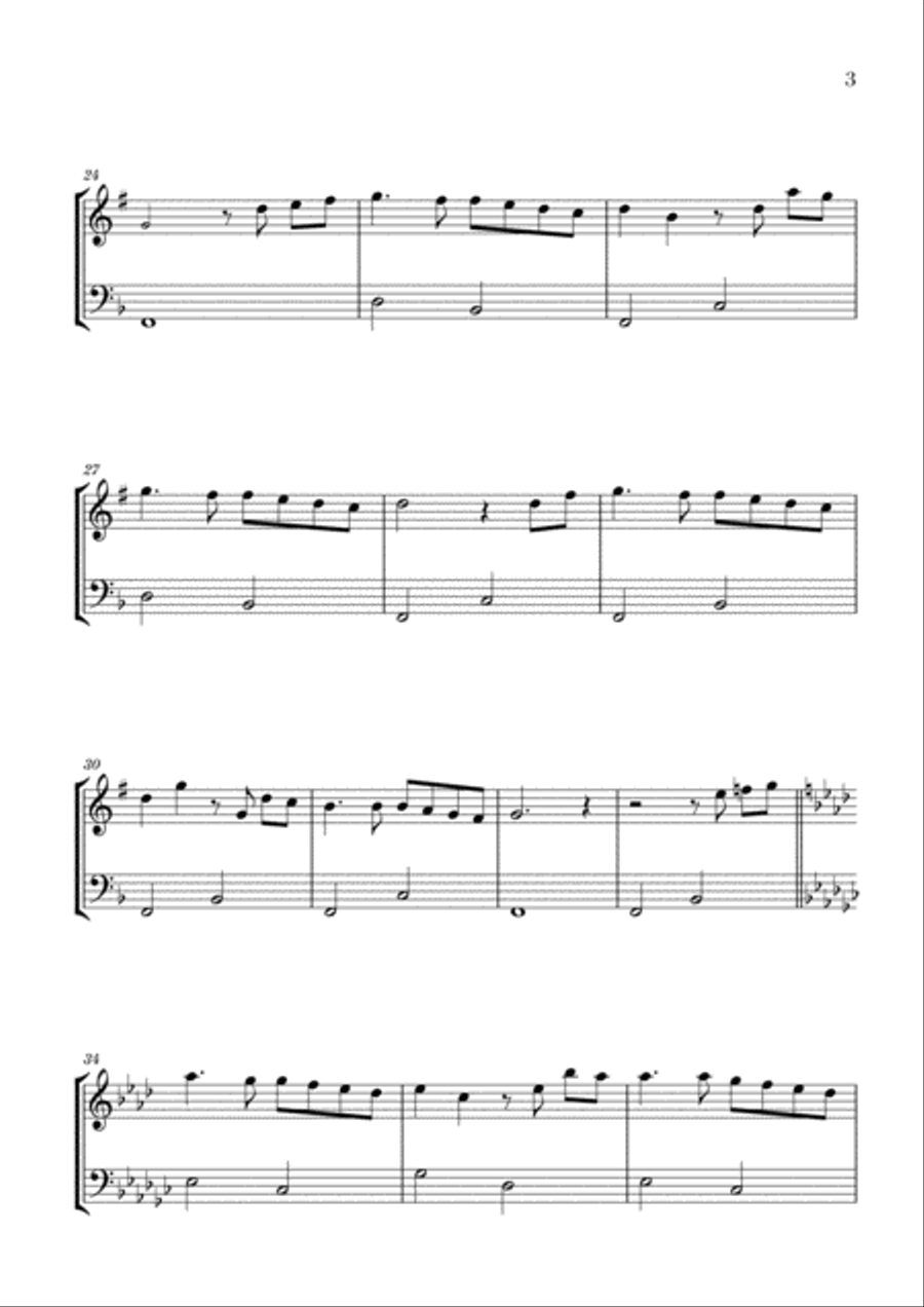 You Raise Me Up Brass Duet scores gallery preview page 3