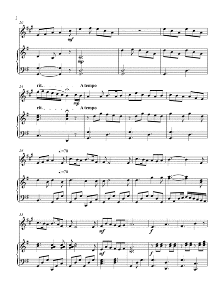 A Scottish Medley (treble Bb instrument solo) Piano scores gallery preview page 3