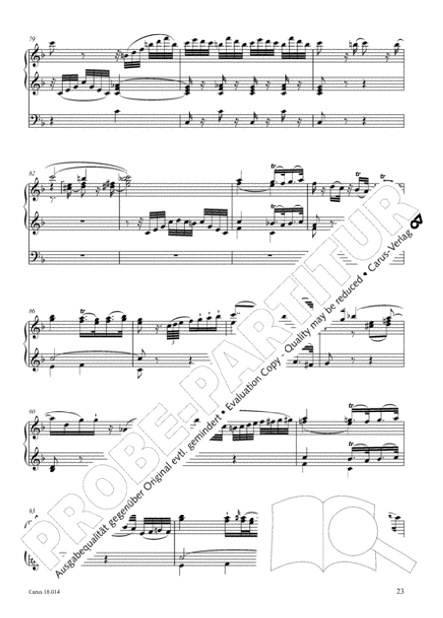 W. A. Mozart: Three organ works Organ scores gallery preview page 24