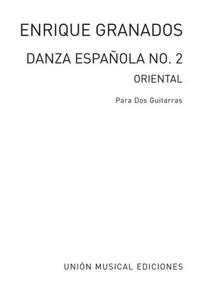 Book cover for Danza Espanola No.2 Oriental for 2 Guitars