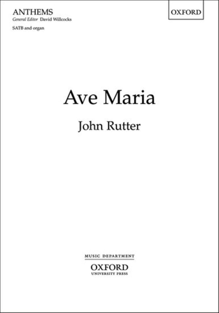 Ave Maria Ave Maria 4-Part scores gallery preview page 1