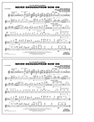 Never Enough/From Now On - Flute/Piccolo