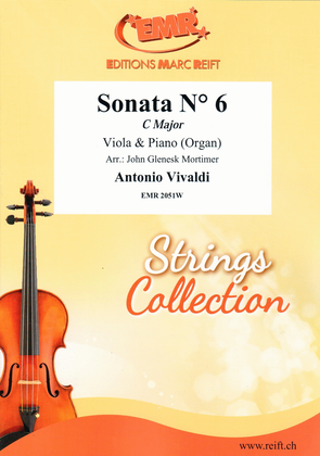Book cover for Sonata No. 6 in C Major