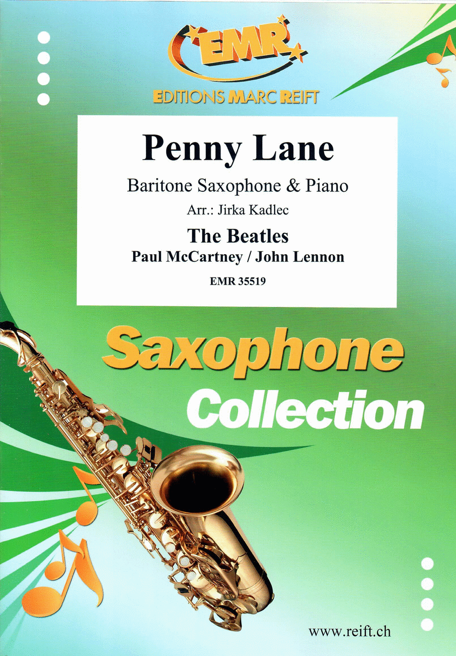 Penny Lane Baritone Saxophone scores gallery preview page 1