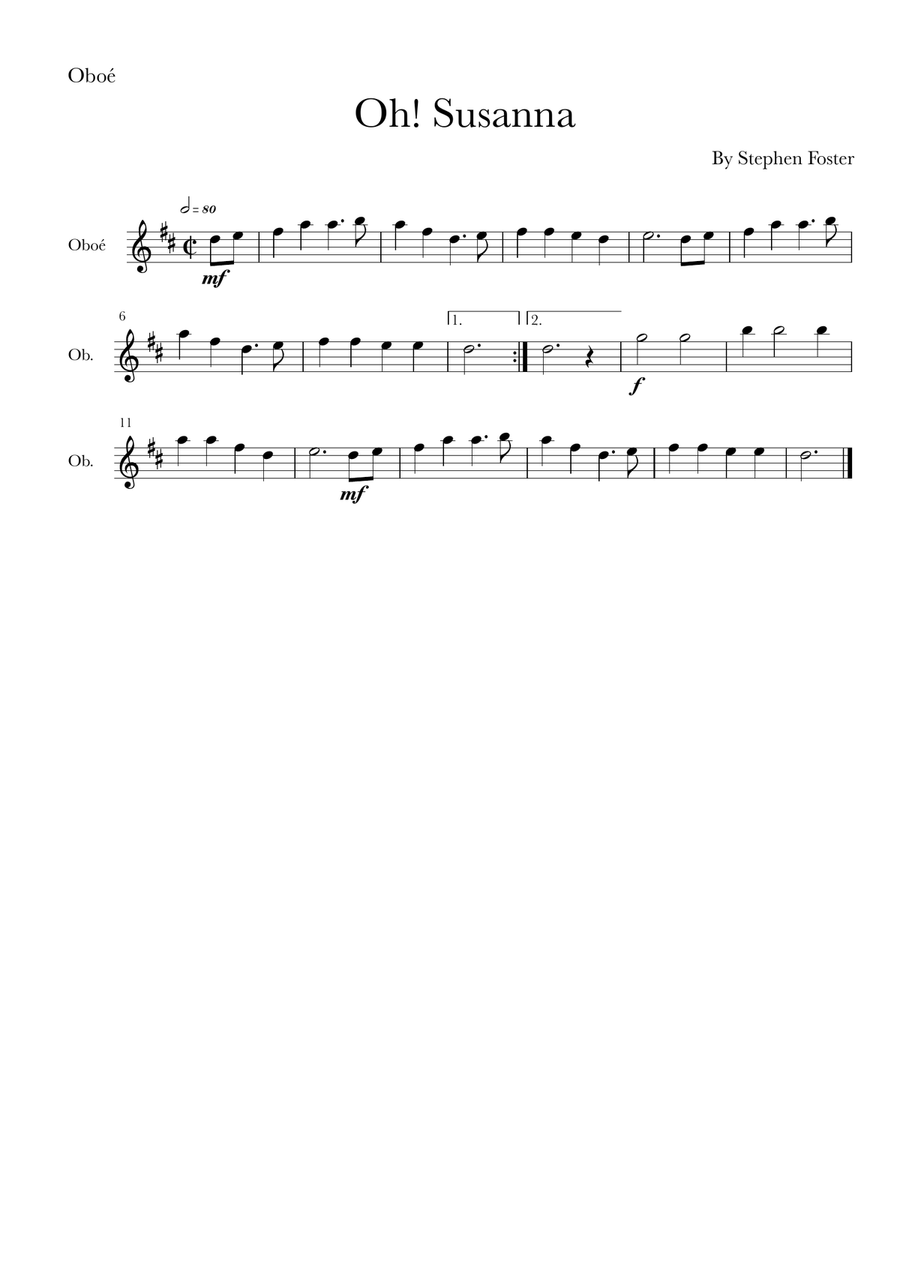 Oh! Susanna Chamber Music scores gallery preview page 2