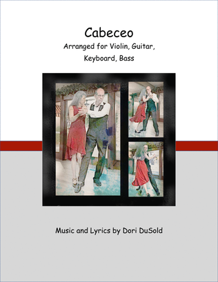 Cabeceo - Music score for tango ensemble (violin, guitar/keyboards, bass)