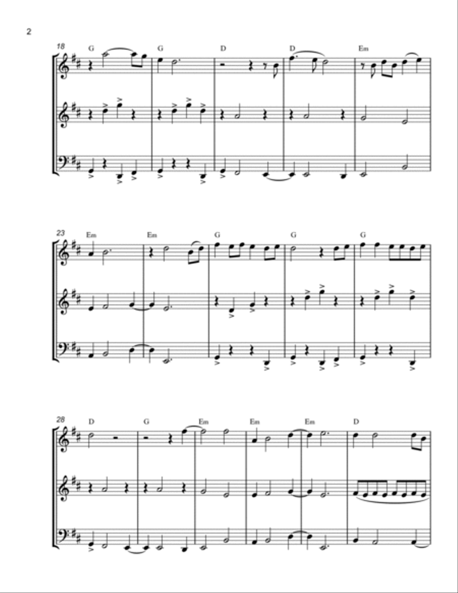 International Players Anthem (I Choose You) String Duet scores gallery preview page 2