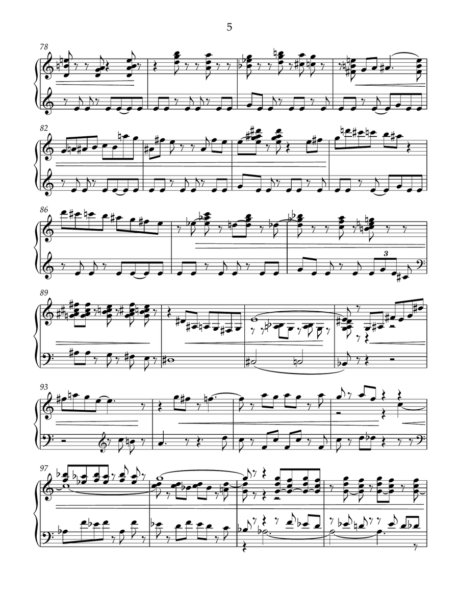 Etude-caprice for piano #1 Piano Method scores gallery preview page 5