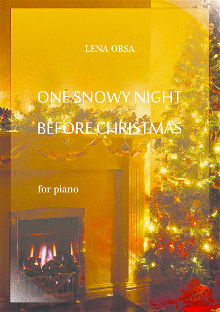 One Snowy Night Before Christmas Easy Piano scores gallery preview page 1