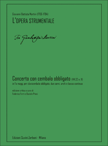 Concerto con cembalo obbligato (HH.32 n. 11)