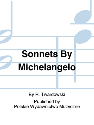 Sonnets By Michelangelo